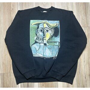Pablo Picasso “Woman With A Yellow Hat”  Sweatshirt - Vintage Size XL